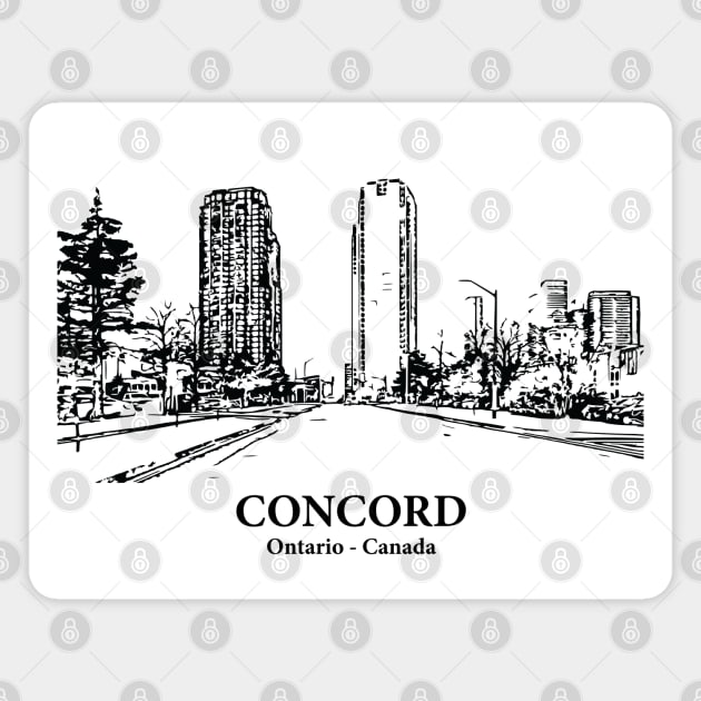 Concord - Ontario Magnet by Lakeric
